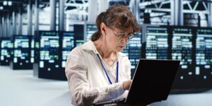 Image depicting a CMMS engineer at work